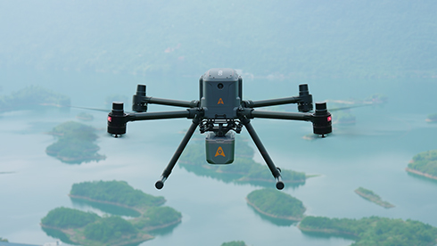 chcnav-x500-drone-water-reservoir-inspection